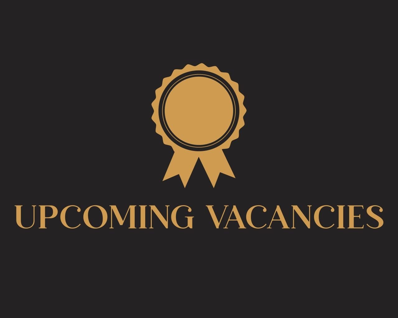 Upcoming Vacancie